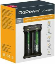 Элемент питания GoPower Зарядное устройство для аккумуляторов LiCharger 4 Ni-MH/Ni-Cd/Li-ion/IMR 2 слота