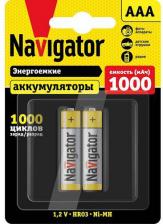 Элемент питания Navigator Аккумулятор NHR-1000-HR03-BP2