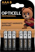 Элемент питания Opticell Батарейка PROFESSIONAL AAA 6 PCS (5052004)