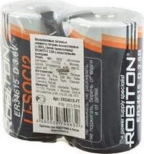 Элемент питания Robiton Литиевые спецэлементы на 3,6В 13500мАч с лепест. выв-ми тип 34615 - ER34615M-FT D