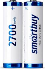 Элемент питания SmartBuy Аккумулятор nimh aa/2bl 2700 mah упаковка 2 шт. SBBR-2A02BL2700