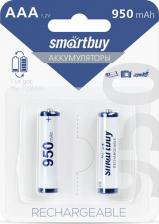 Элемент питания SmartBuy Аккумуляторы NiMh AAA 950mAh 2шт. в блистере
