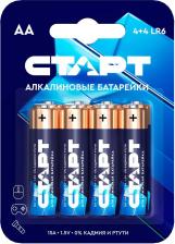 Элемент питания Старт Батарейка алкалиновая, AA, LR6-8BL, 1.5В, блистер, 8 шт