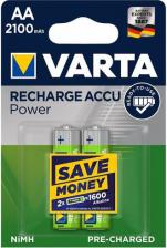 Элемент питания Varta Аккумуляторы типа AA Power (комплект 2 штуки) 2100mAh