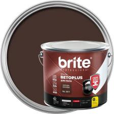 Эмаль Brite Эмаль для пола Betoplus полуматовая цвет шоколадно-коричневый 1.9 кг