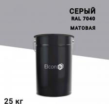 Эмаль Elcon Эмаль антикоррозионная ОС-12-03 серая RAL 7040 матовая 25 кг