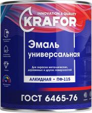 Эмаль Krafor Универсальная эмаль ПФ-115 4620009382424