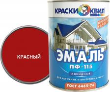 Эмаль Краски квил Эмаль ПФ-115 обладает высоким глянцем и твердостью, покрытие устойчиво к воздействию воды, бытовых моющих средств и технических масел. Двухслойное