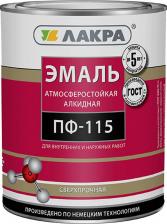 Эмаль Лакра Эмаль ПФ-115. Сверхпрочная, Быстросохнущая, Глянцевое покрытие, 2,8 кг, белая