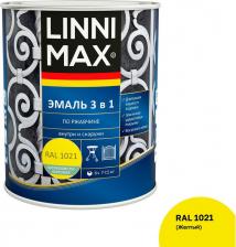 Эмаль Linnimax Эмаль алкидно-уретановая по ржавчине 3 в 1 – инновационное решение для антикоррозионной защиты черных металлов и оцинкованных поверхностей. Объединяя 4810949021129