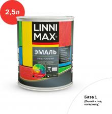 Эмаль Linnimax Органоразбавляемая алкидная эмаль с содержанием полиуретана для дерева, металла и минеральных поверхностей. Колеруется в насыщенные и яркие оттенки