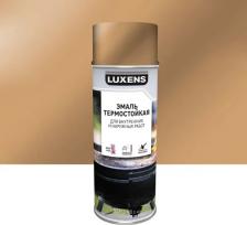 Эмаль Luxens Эмаль аэрозольная термостойкая матовая цвет золотой 520 мл