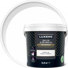 Эмаль Luxens Эмаль для пола 0.9 кг цвет белый