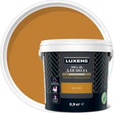 Эмаль Luxens Эмаль для пола полуглянцевая 0.9 кг цвет дуб