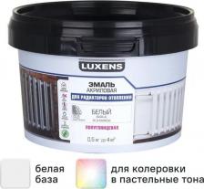 Эмаль Luxens Эмаль для радиатора полуглянцевая цвет белый база A 0.5 кг