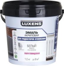 Эмаль Luxens Эмаль для радиатора полуглянцевая цвет белый база A 1 кг