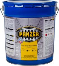 Эмаль Panzer Грунт-эмаль по ржавчине, гладкая, полуглянцевая, 10 кг, коричневая