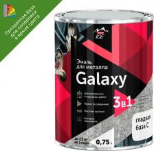 Эмаль Parade Грунт-эмаль 3 в 1 по металлу и ржавчине Galaxy гладкая цвет прозрачный 0.75 л