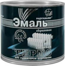 Эмаль Радуга Радуга Эмаль акриловая белая п/гл термостойкая для радиаторов отопления 1,9кг