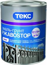 Эмаль Текс Эмаль РжавоStop (700001635) красный 0.8л 0.9кг