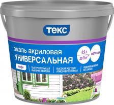 Эмаль Текс Эмаль универсальная акриловая Профи белая матовая 0,9 л