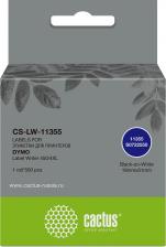 Этикетки Cactus Этикетки CS-LW-11355 сег.:51x19мм черный белый 500шт/рул Dymo Label Writer 450/4XL