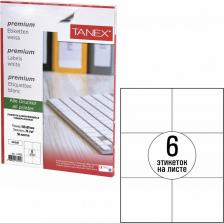 Этикетки Tanex Этикетка самоклеящаяся TW-2303 70g/m2 105x99mm 50 листов 114530