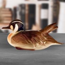 Фигурка Императорский фарфоровый завод Скульптура. Байкальская утка N 2. Высота 7,7 см