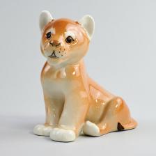 Фигурка Императорский фарфоровый завод Скульптура. Львенок б.р. Высота 10,4 см