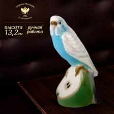 Фигурка Императорский фарфоровый завод Скульптура.. Волнистый попугайчик Гоша