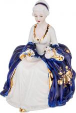 Фигурка Lefard Статуэтка Дама 13,5*12,5 см. высота 16,5 см. Серия Blau Weiss