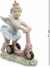 Фигурка Pavone Фигурка "Ангелочек-девочка на самокате"