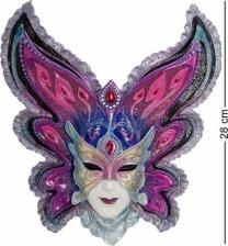 Фигурка Veronese Венецианская маска "Бабочка" 25х28х5см. арт.WS-357