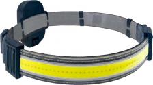 Фонарь Космос Фонарь налобный 5Вт COB LED 3xAAA корпус ABS-пластик встроенный регулируемый эласт. ремешо