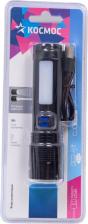 Фонарь Космос Ручной аккумуляторный фонарь 10ВтLED+2ВтCOB zoom Li-ion 18650 1800mAh алюминий USB type C KOC133Lit