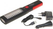 Фонарь Rock Force RF-08505 Лампа светодиодная аккумуляторная,2магнита, 2крючка, 180гр, боковой свет 3W30LED, торцевой свет1W1LED, 3.7V, 1800mAh, зарядка12/220V