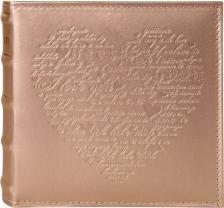 Фотоальбом Brauberg Фотоальбом "I love you" на 200 фото 10х15 см, под кожу, бумажные страницы, переплет, бокс, 391175