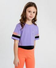 Футболка для девочки Button Blue Футболка 124BBGA10013100, фиолетовый, 152