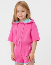 Футболка для девочки Button Blue Футболка детская 123BBGA12075500 розовый, 116