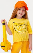 Футболка для девочки Button Blue Футболка детская 123BBGMC12362700 желтый, 98