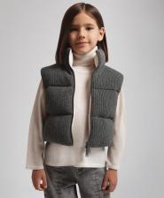 Футболка для девочки Gulliver Водолазка из кашемира молочная для девочки Select, 110, 223GLEGC3201