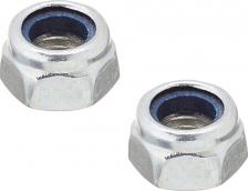 Гайка и шайба 1MarKa Гайка DIN985 М5, самоконтрящаяся, оцинкованная, в упаковке 16 шт