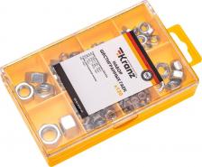 Гайка и шайба Kranz Набор шестигранных гаек (120 шт/уп), цена за 1 наб