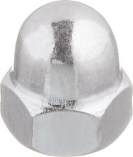 Гайка и шайба Металлсервис Гайка M6 DIN 1587 колпачковая, оцинкованный, 3 шт. МС 1240335