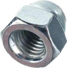 Гайка и шайба Металлсервис Крепежное изделие с шестигранной головкой и резьбой, которое используется для фиксации деталей и узлов. Гайка имеет форму колпачка, который закрывает