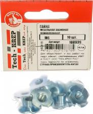 Гайка и шайба Tech-Krep Гайка мебельная забивная оцинк. М6 10 шт - пакет 108939