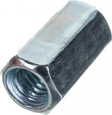 Гайка и шайба Tech-Krep Оцинкованная соединительная гайка М6 DIN6334 (6 шт.)