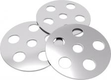 Гайка и шайба Teplofom+ Элемент крепежа является расширителем шляпки дюбеля, обеспечивает лучшее прижатие, закрепление панели и предохраняет поверхность панели от сквозного