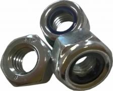 Гайка и шайба ZAMETAL Оцинкованная самоконтрящаяся гайка Самоконтрящаяся гайка М10 10.0 DIN 985 цинк, уп. 500 шт. ZA102316