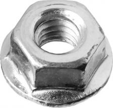 Гайка и шайба Зубр Оцинкованная гайка M6 DIN6923 (5 кг)